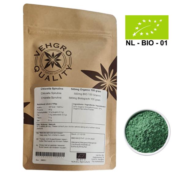 Chlorella BIO Algen 100g Pulver