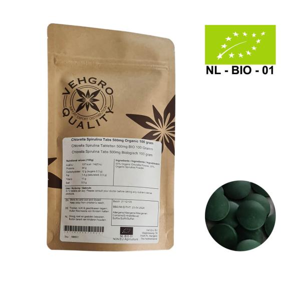 Chlorella & Spirulina BIO Algen 100g ca. 200 Tabletten
