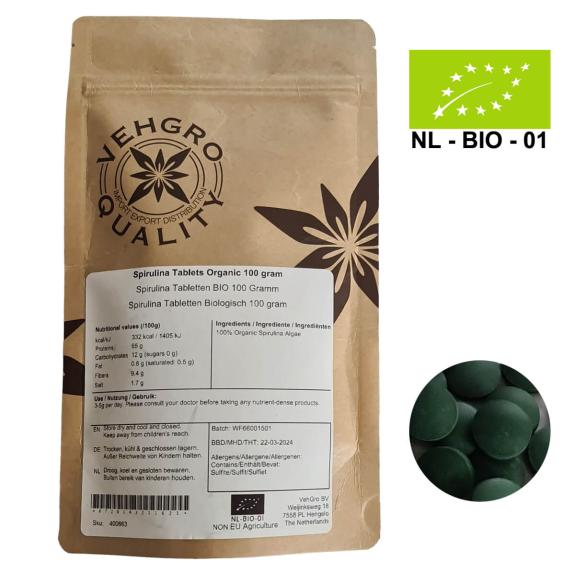 Spirulina BIO Algen 1.000g ca. 2000 Tabletten