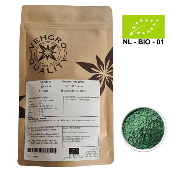 Spirulina BIO Algen 1.000g Pulver
