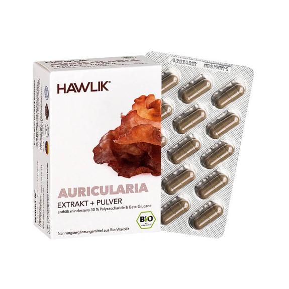 Auricularia Extrakt + Pulver, 60 Kapseln