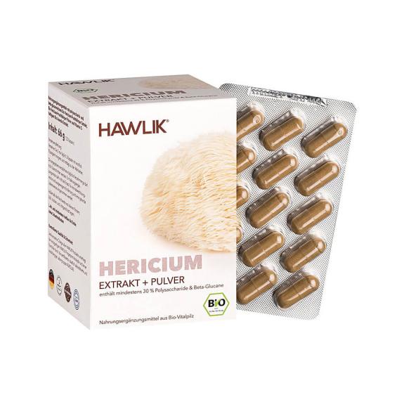 Hericium Extrakt + Pulver, 120 Kapseln | Original Hawlik