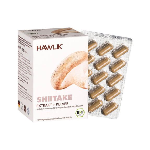 Shiitake Extrakt + Pulver, 120 Kapseln