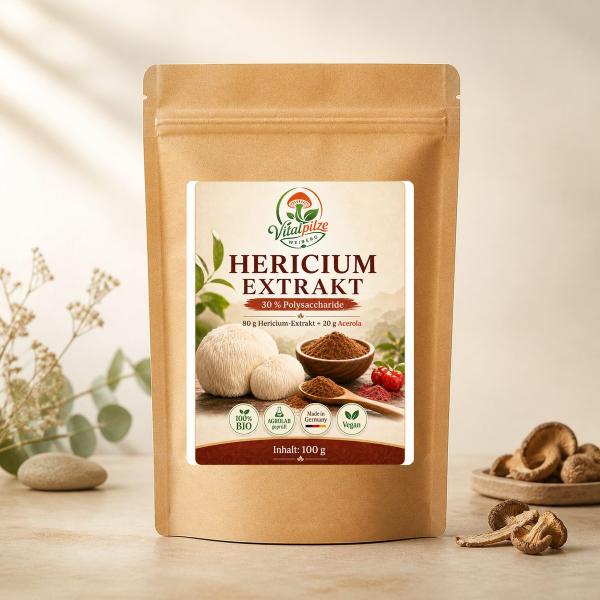 Original Weiberg Hericium Extrakt-Bio-Pulver 100g