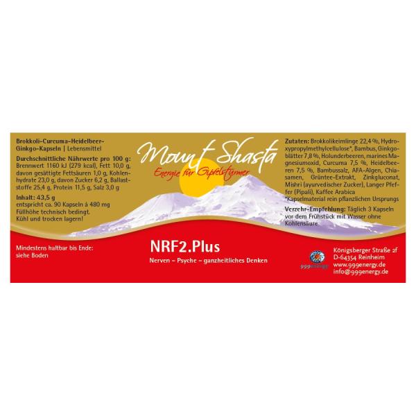 MOUNT SHASTA NRF2.PLUS 43,5g, ca. 90 Kapseln