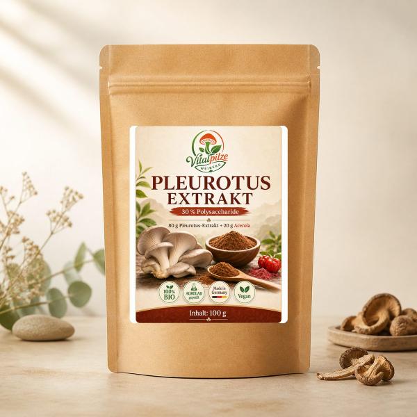 Original Weiberg Pleurotus Extrakt-Bio-Pulver 100g