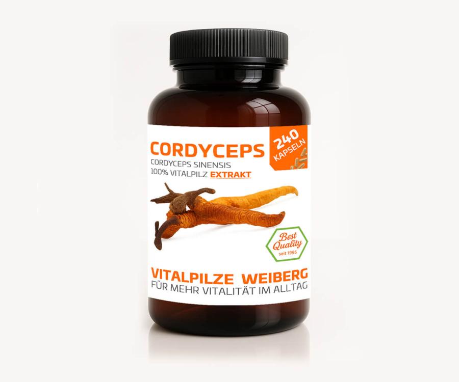 Cordyceps Extrakt 240 Kapseln | Original Weiberg
