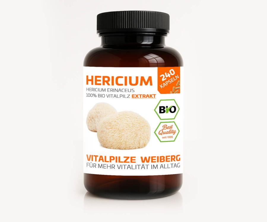 Hericium Bio Extrakt 240 Kapseln | Original Weiberg