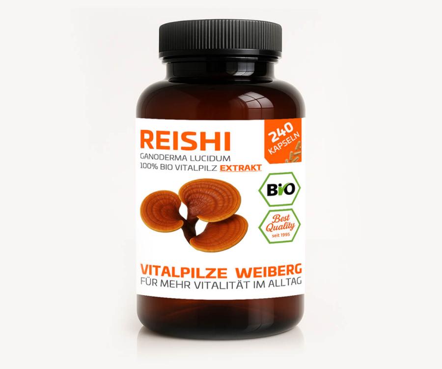 Reishi Bio Extrakt 240 Kapseln | Original Weiberg