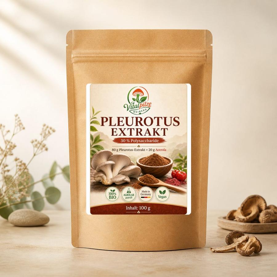 Original Weiberg Pleurotus Extrakt-Bio-Pulver 100g